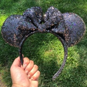 Magic Made Co. Holographic Black Sequin Ears